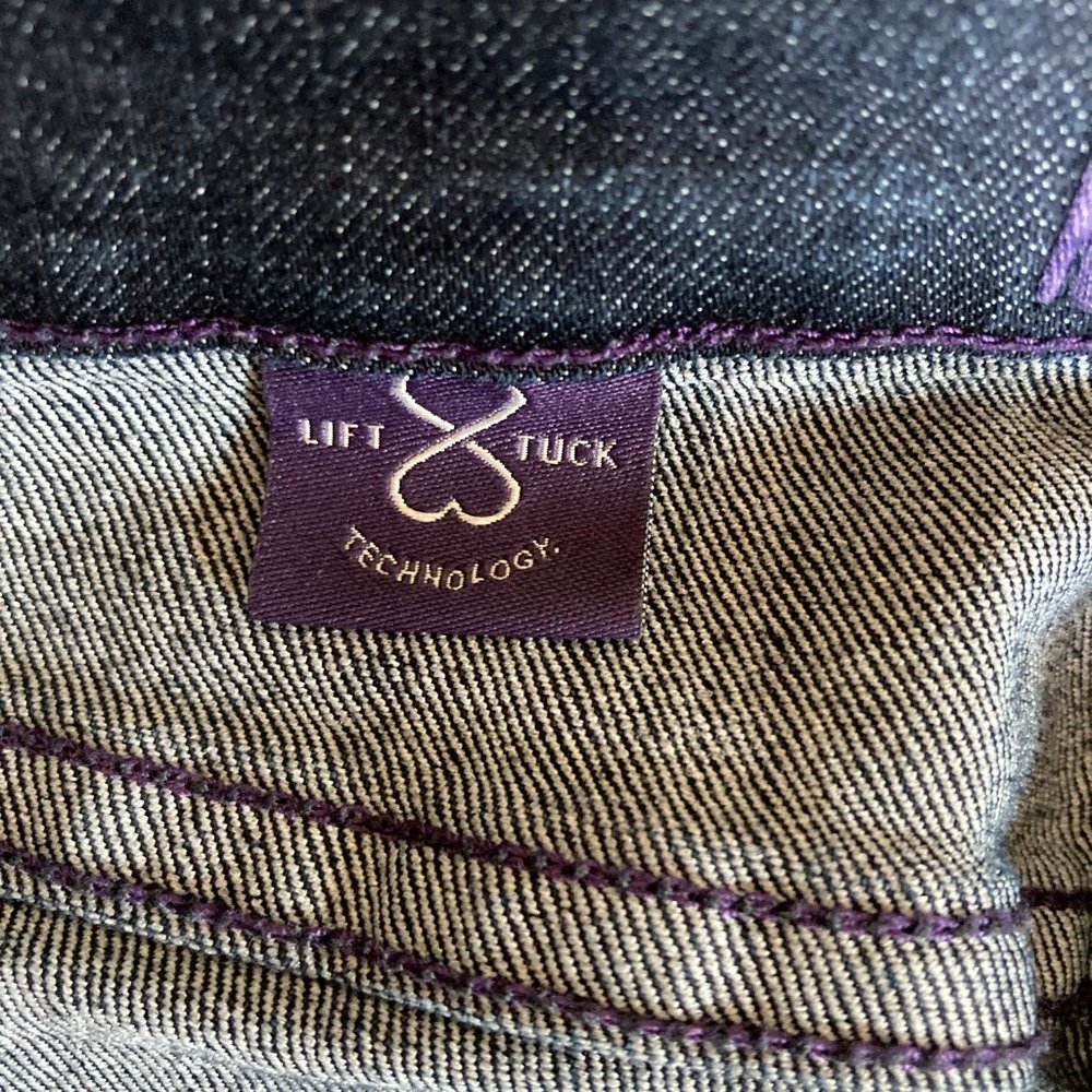 NYDJ, Dark Blue, 0P jeans. - Picture 3 of 5